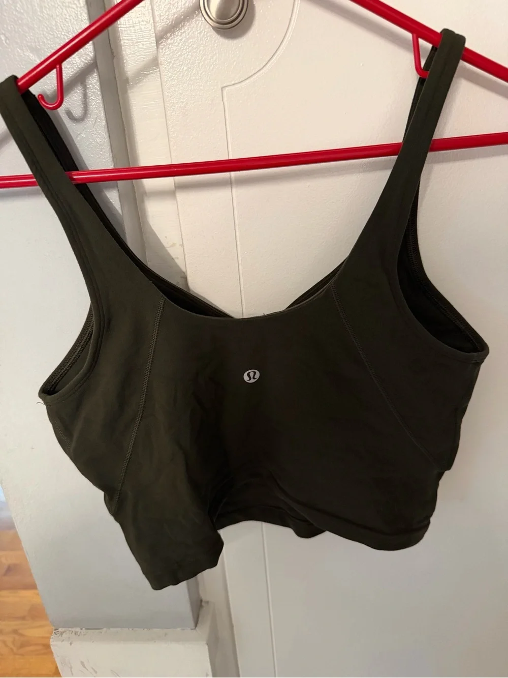 lululemon athletica Olive Green Tank Top